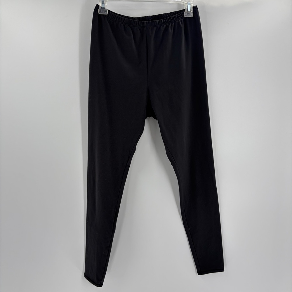 Skims everybody black activewear workout ankle leggings in onyx size large - Picture 2 of 16